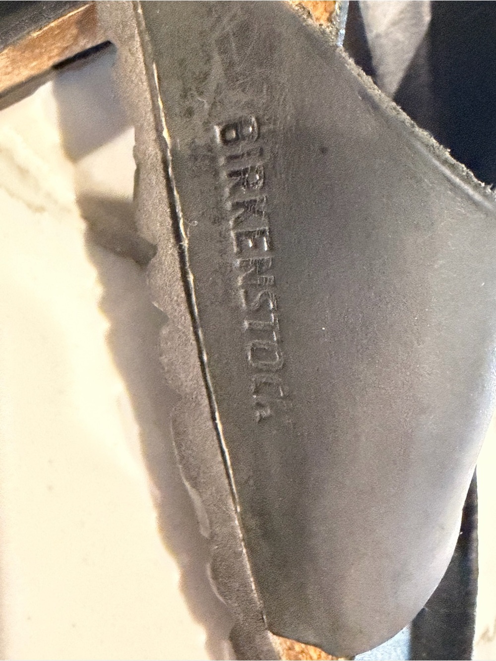Birkenstock Single-Buckle Leather Slide Sandals women size 9.5 - Picture 7 of 7